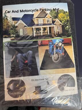 Car & Motorcycle Parking Mat Oil Absorbent Pad Garage Floor Protector